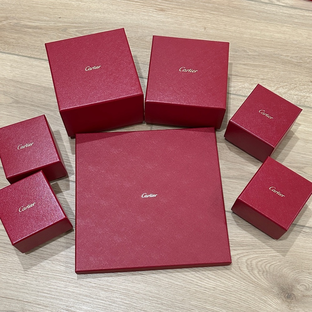 Cartier Luxurious Red Box Collection